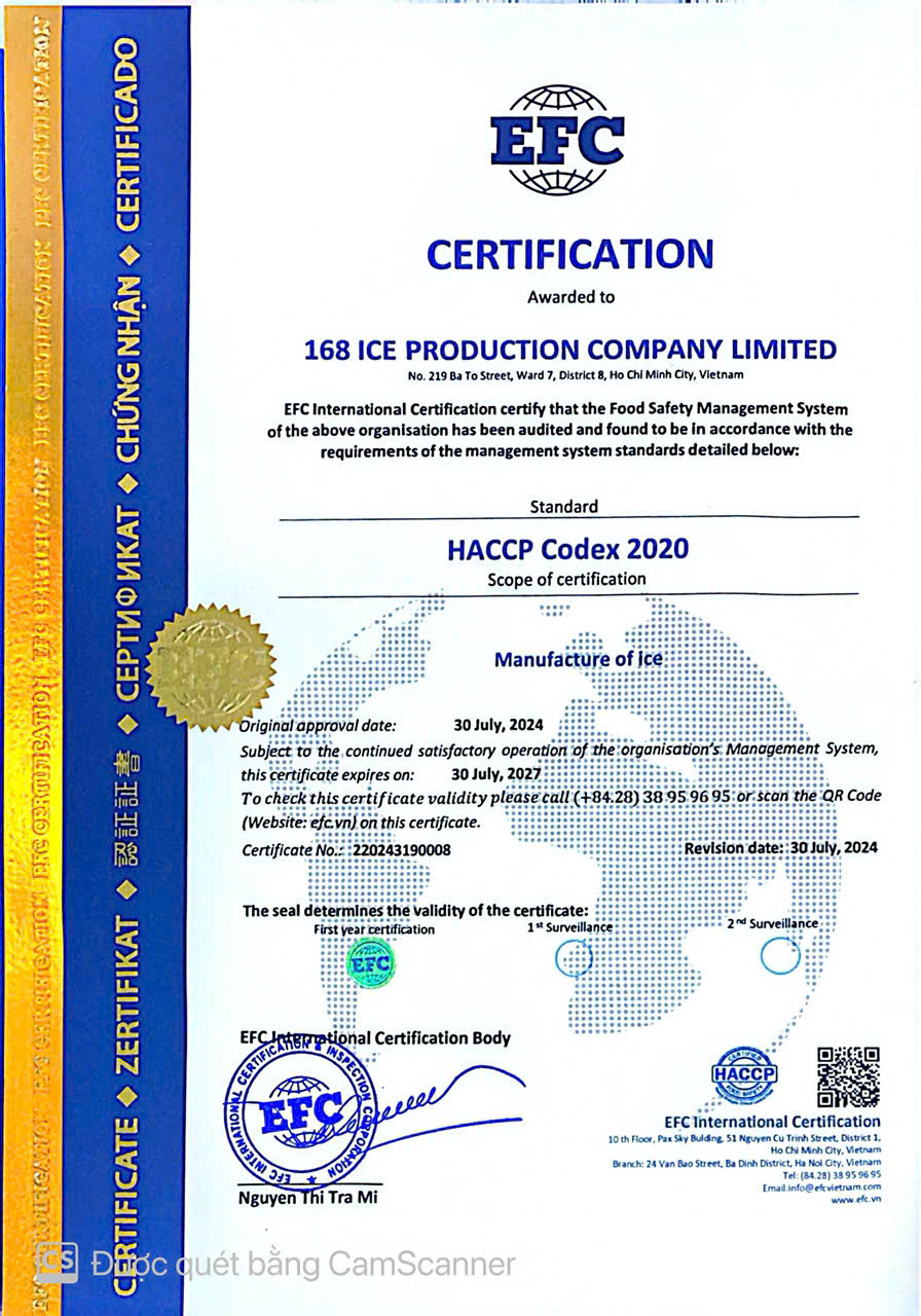 EFC International Certification