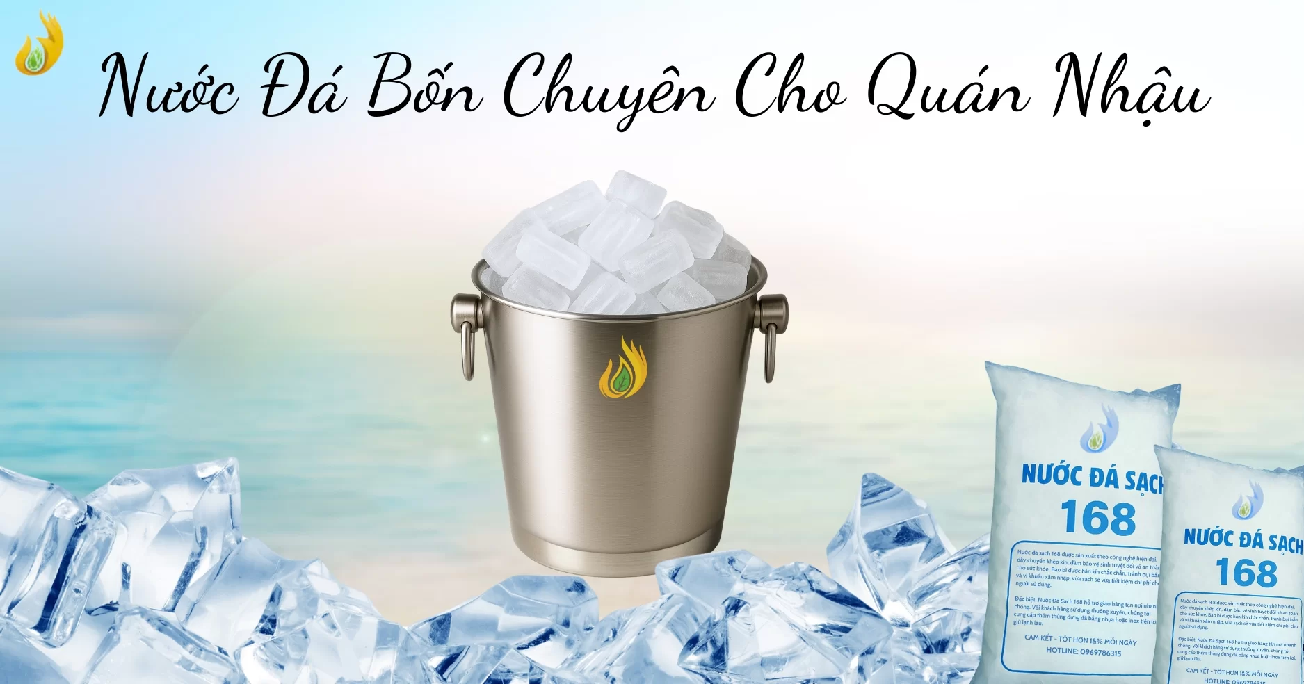 Nước Đá Sạch Quận 11 168 – Dịch Vụ Uy Tín, Tận Nơi 5 nước đá bốn