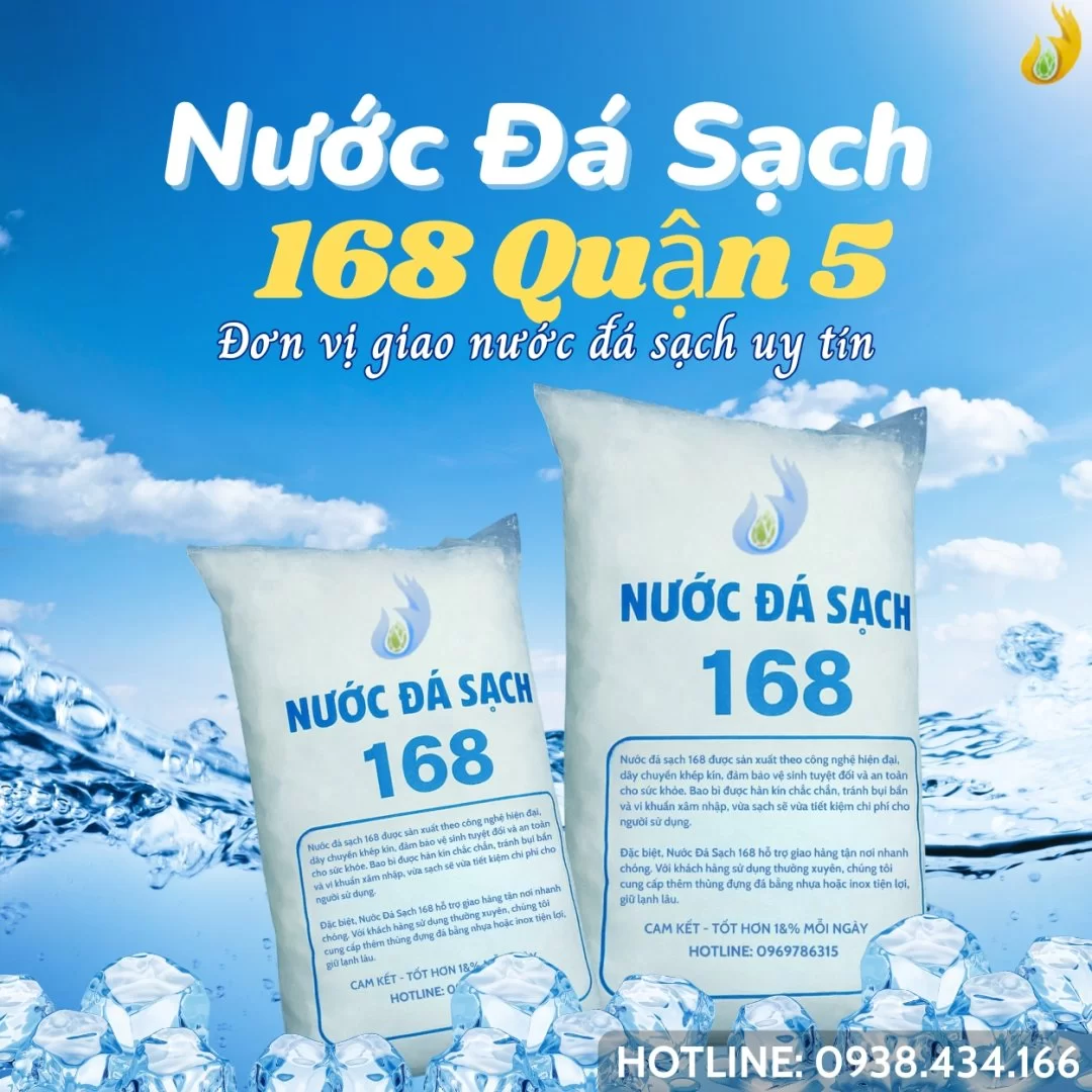 Nước Đá Sạch Quận 5 - Đảm Bảo An Toàn & Uy Tín 1 nước đá sạch quận 5