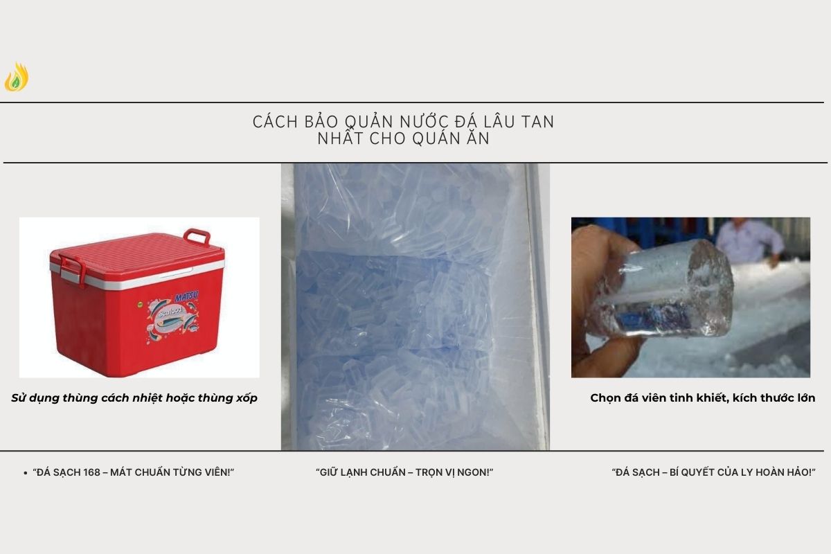 Read more about the article Cách bảo quản nước đá lâu tan nhất cho quán ăn
