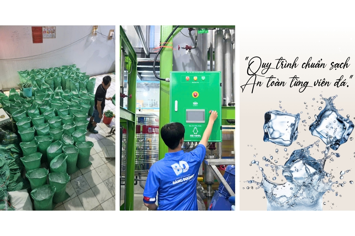 Read more about the article Quy trình sản xuất nước đá tinh khiết đạt chuẩn an toàn thực phẩm