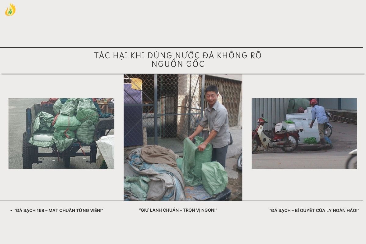 Read more about the article Tác hại khi dùng nước đá không rõ nguồn gốc