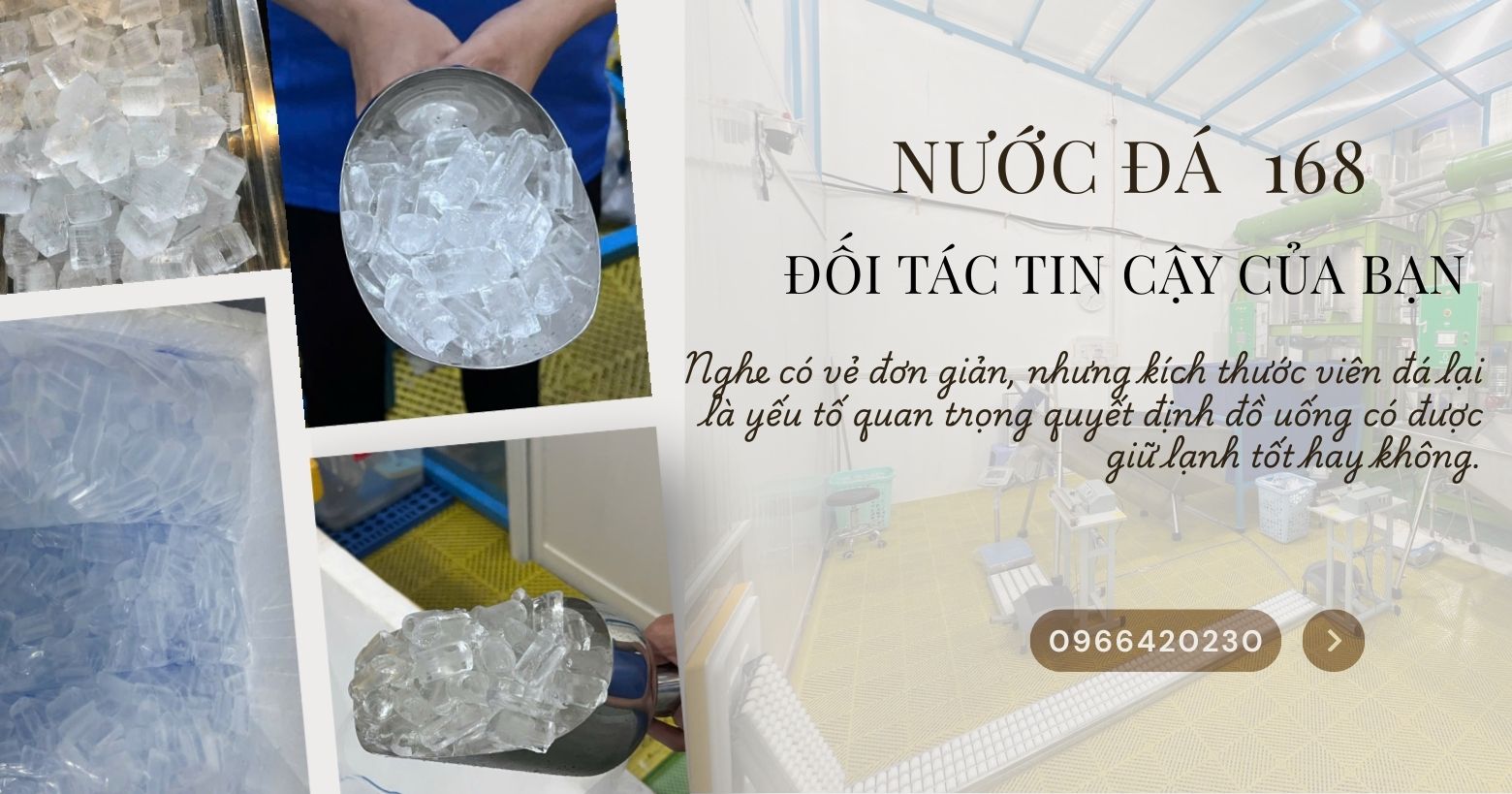 Đá viên nhỏ hay viên lớn sẽ giữ lạnh được tốt hơn