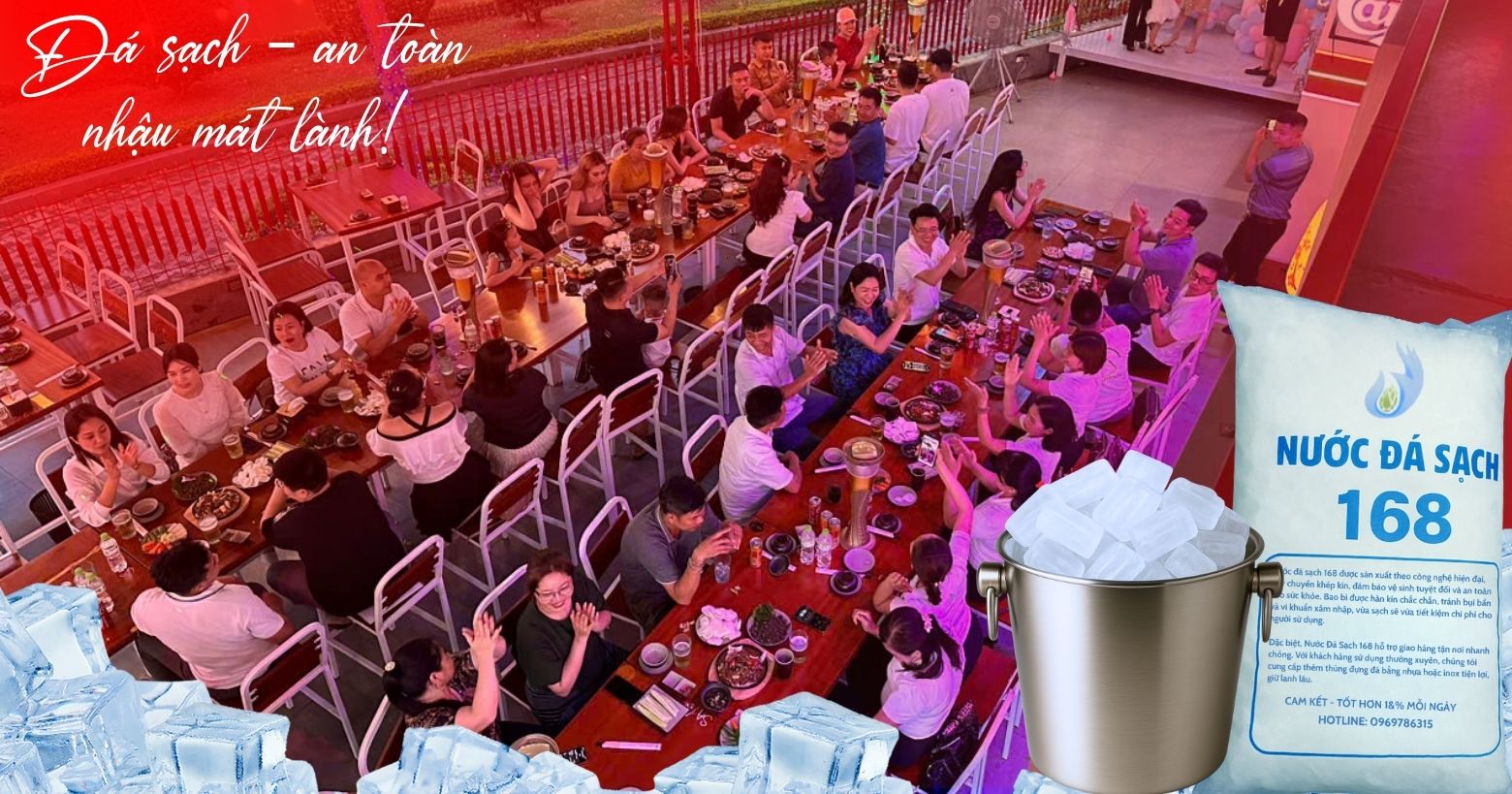 Nước đá sạch Bình Thạnh