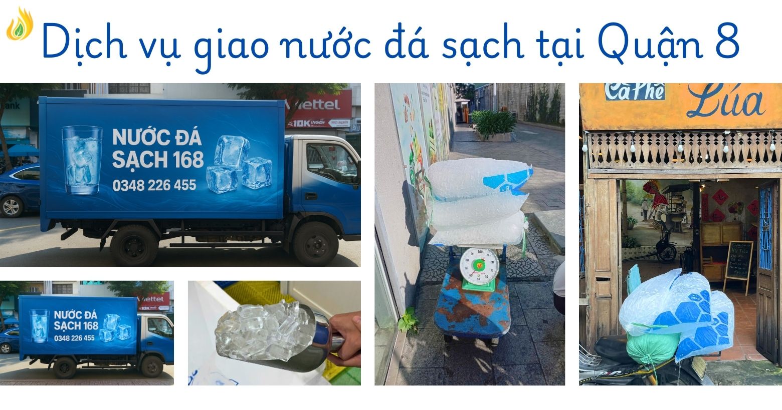 Nước đá sạch Quận 8