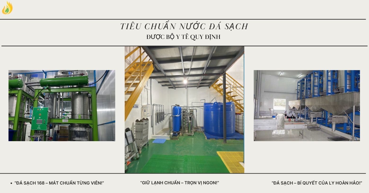 Nước đá tinh khiết 168 tại Quận 3