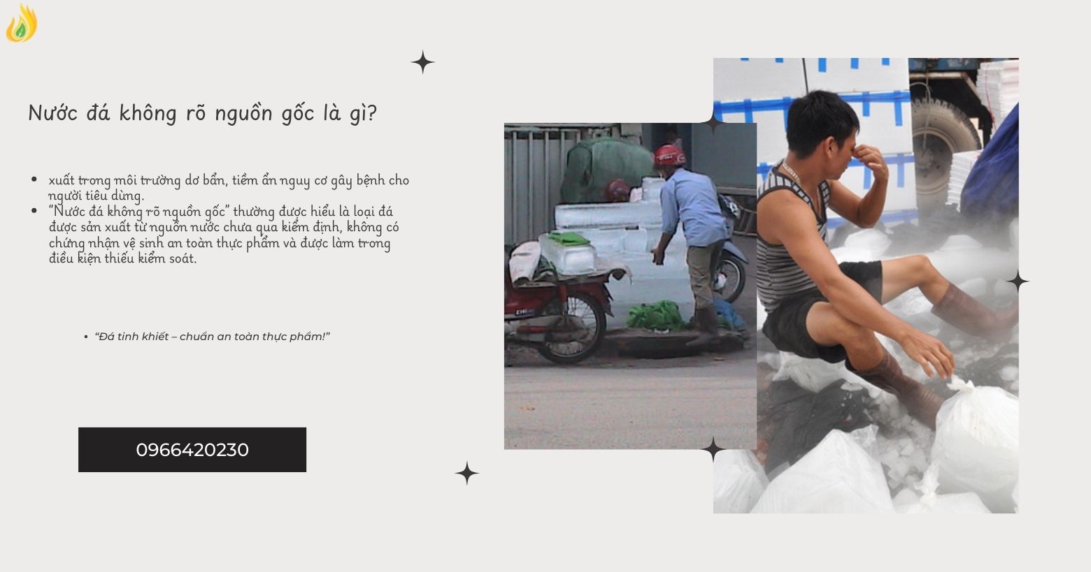 Tác hại khi sử dụng nước đá không rõ nguồn gốc