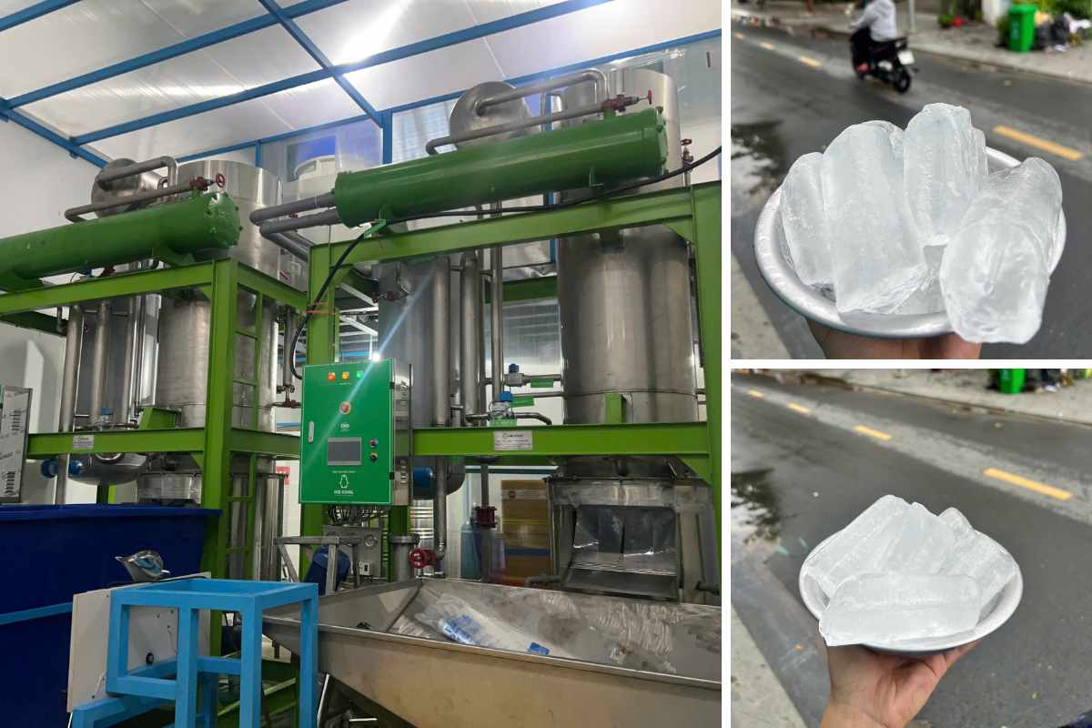 nhà máy sản xuất nước đá