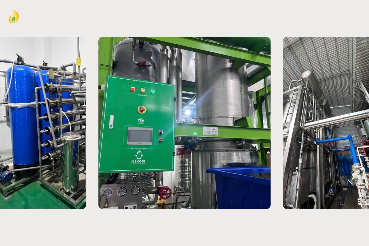 Nước đá sạch 168 tại phường Tân Định 