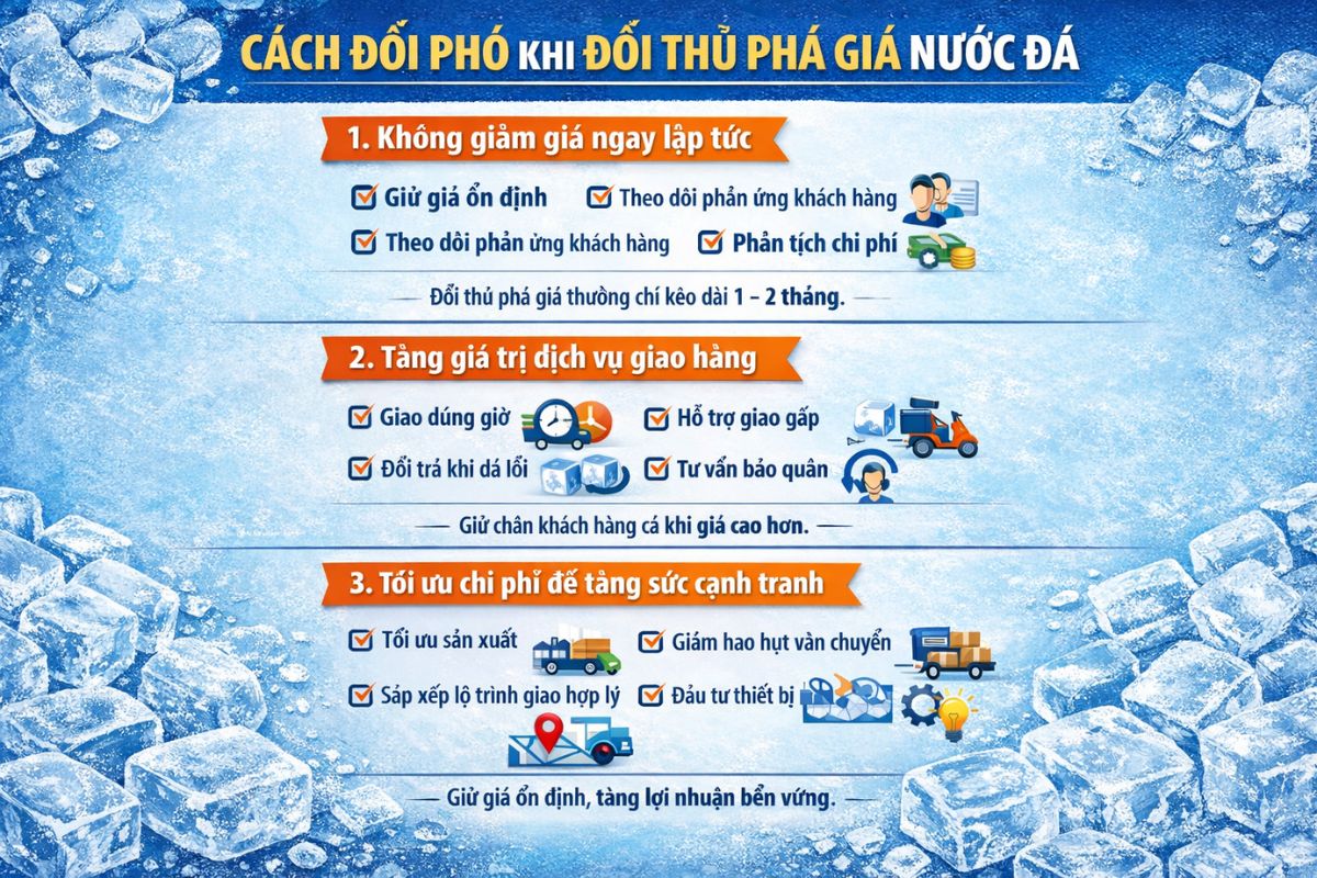 cách phá giá khi đối thủ tăng  giá