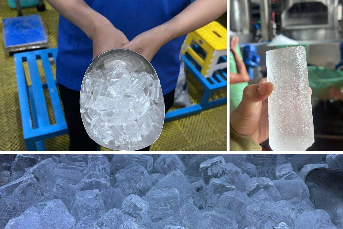 các loại nước đá sạch