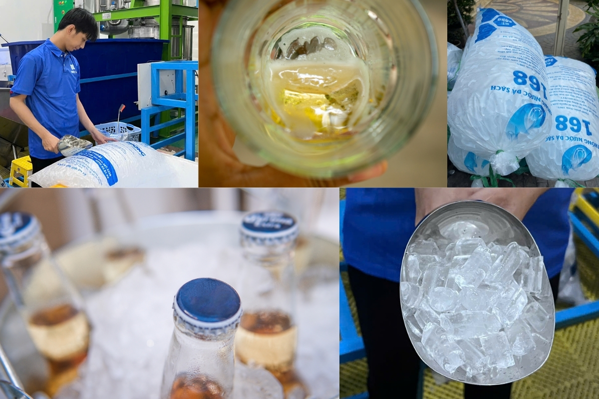 Lợi ích khi dùng nước đá sạch cho bia