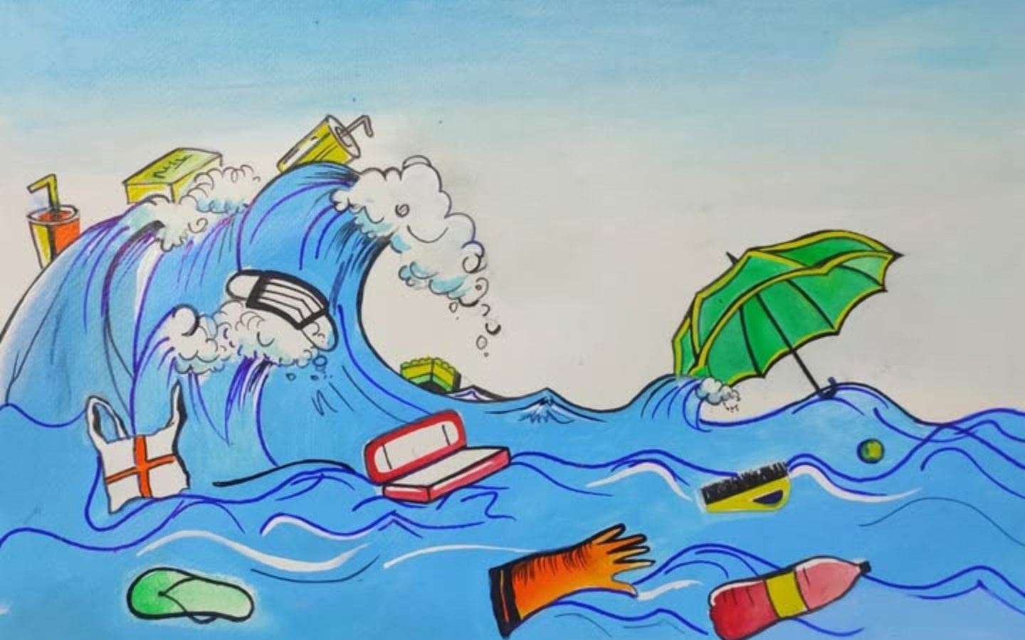 Những Ý Tưởng Tranh Vẽ Bảo Vệ Nguồn Nước Sạch Đẹp Nhất