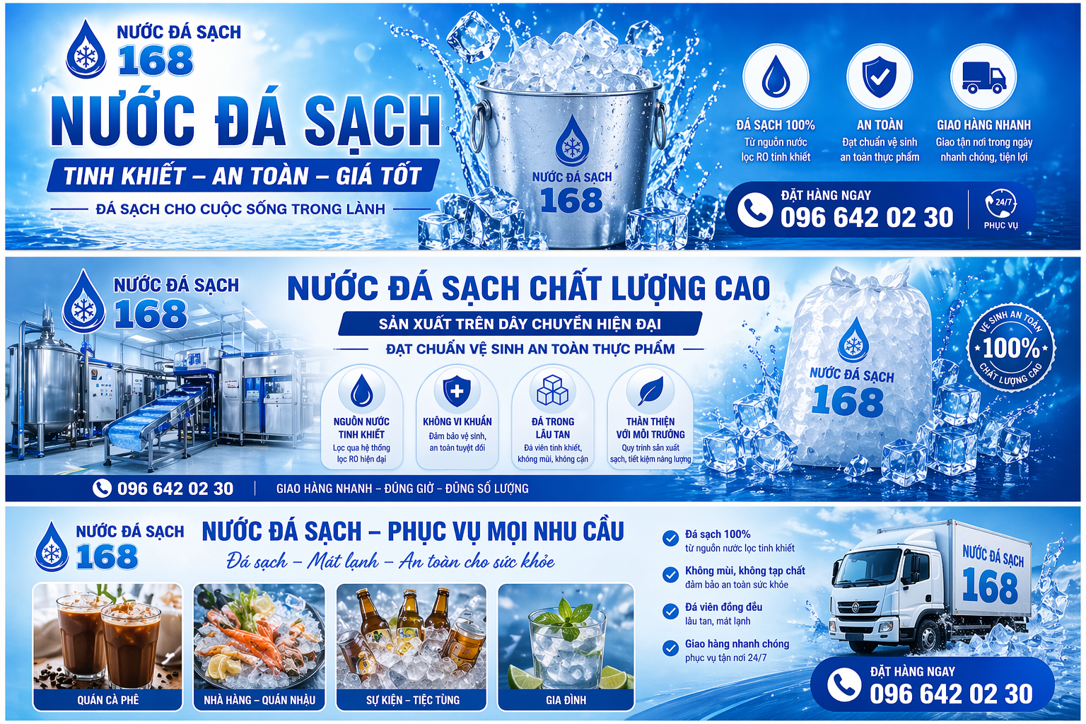Nội dung cần có trong mẫu quảng cáo nước đá