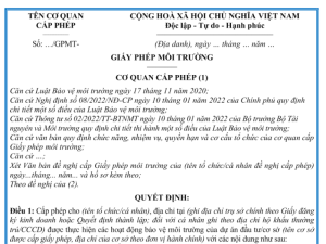 Read more about the article Thủ tục xin giấy phép môi trường cho xưởng sản xuất đá chi tiết từ A-Z