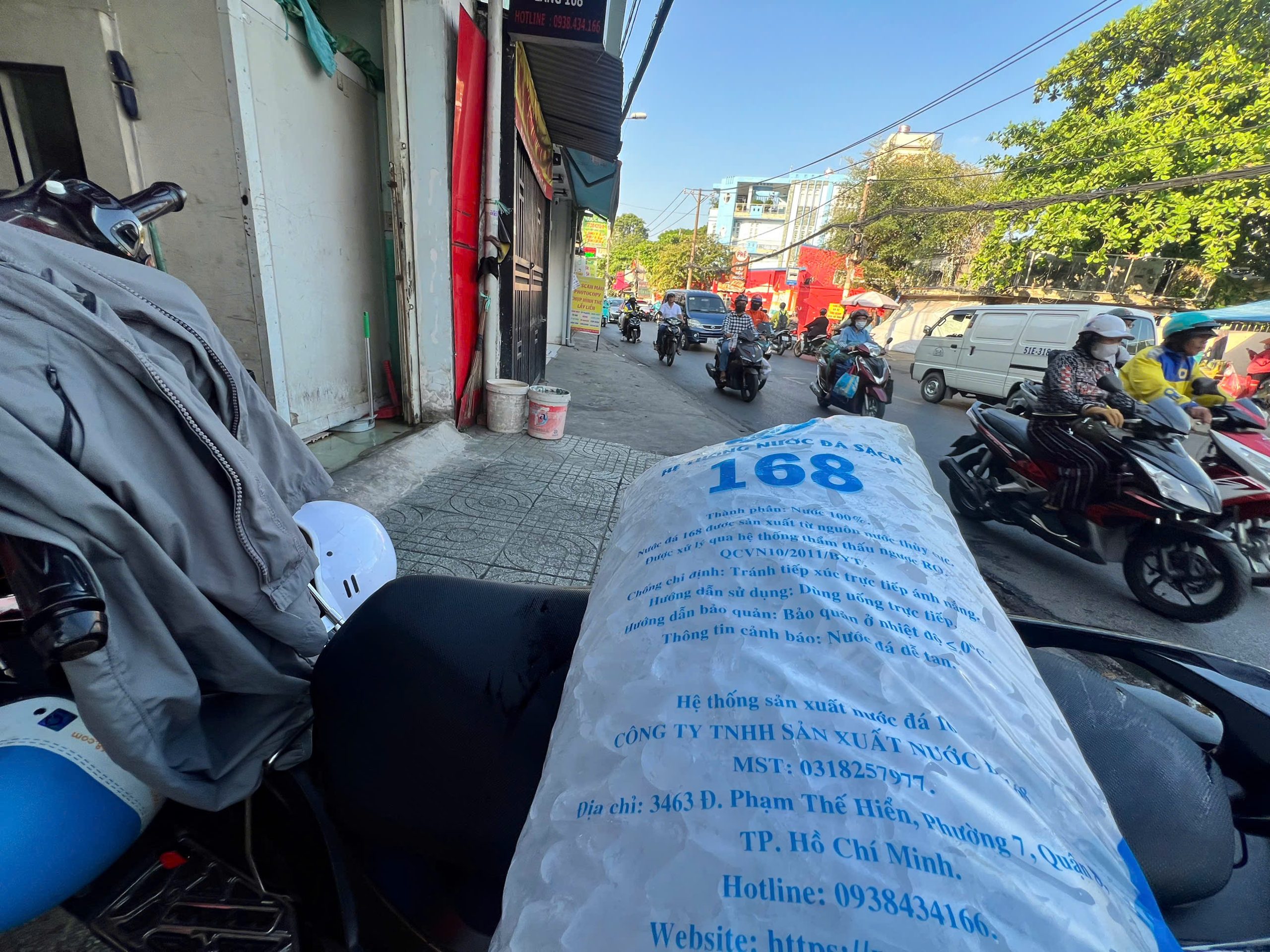 thương hiệu nước đá sạch 168