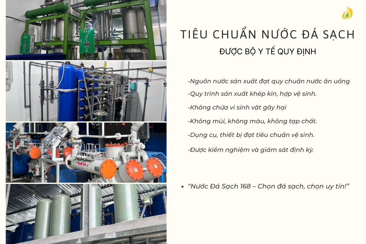 TIÊU CHUẨN NGUỒN NƯỚC ĐẦU VÀO TẠI NƯỚC ĐÁ SẠCH 168