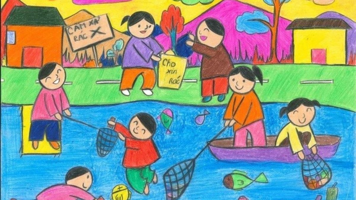 Read more about the article Vẽ Tranh Bảo Vệ Nguồn Nước Sạch Đơn Giản, Đẹp Và Ý Nghĩa