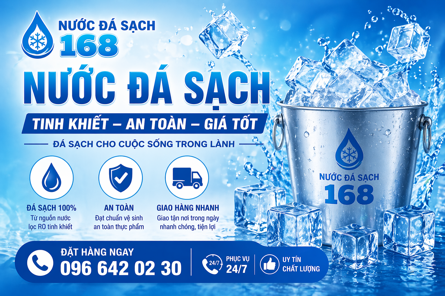 Vì sao cần tờ rơi quảng cáo nước đá tinh khiết