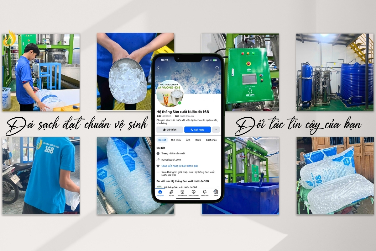 Vì sao marketing online cho xưởng nước đá quan trọng