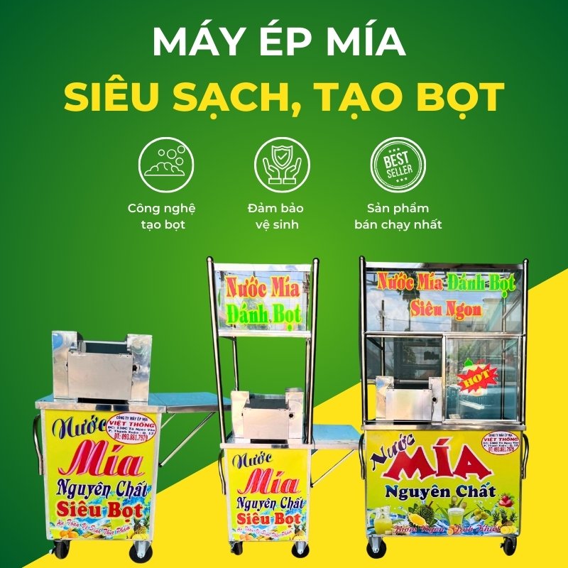 Xe Nước Mía Siêu Sạch Giá Tốt 2025