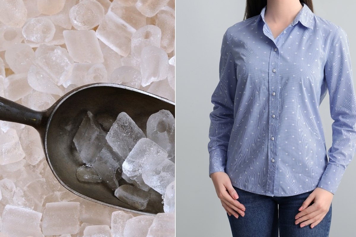 Read more about the article Dùng nước đá để ủi quần áo nhăn: Mẹo đơn giản mà hiệu quả bất ngờ