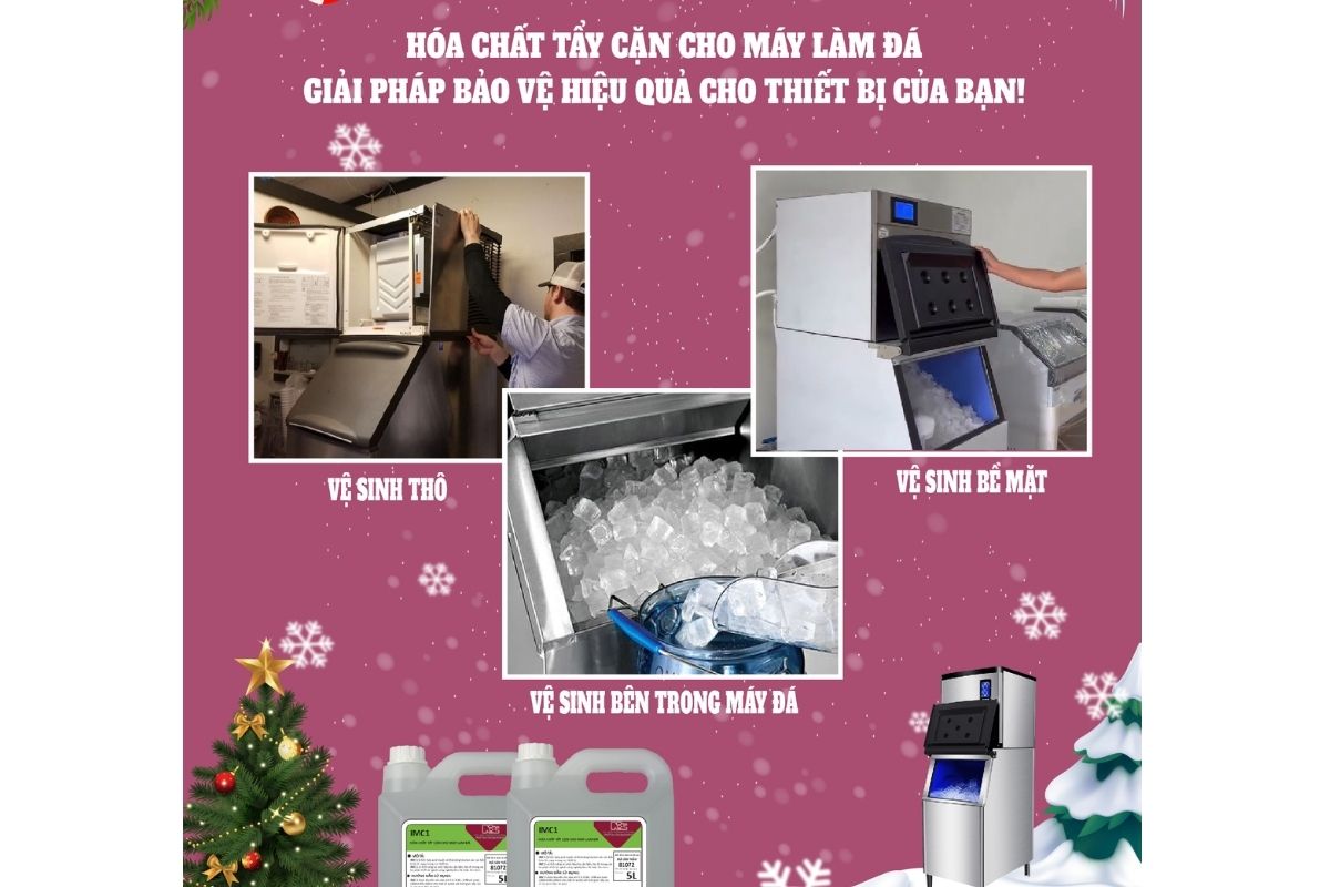Read more about the article Hướng dẫn tẩy cặn chuyên dụng cho máy đá đúng cách, an toàn và hiệu quả