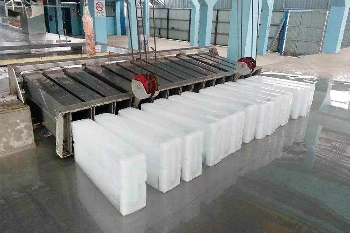 Nước đá sạch trong quy trình sản xuất bê tông