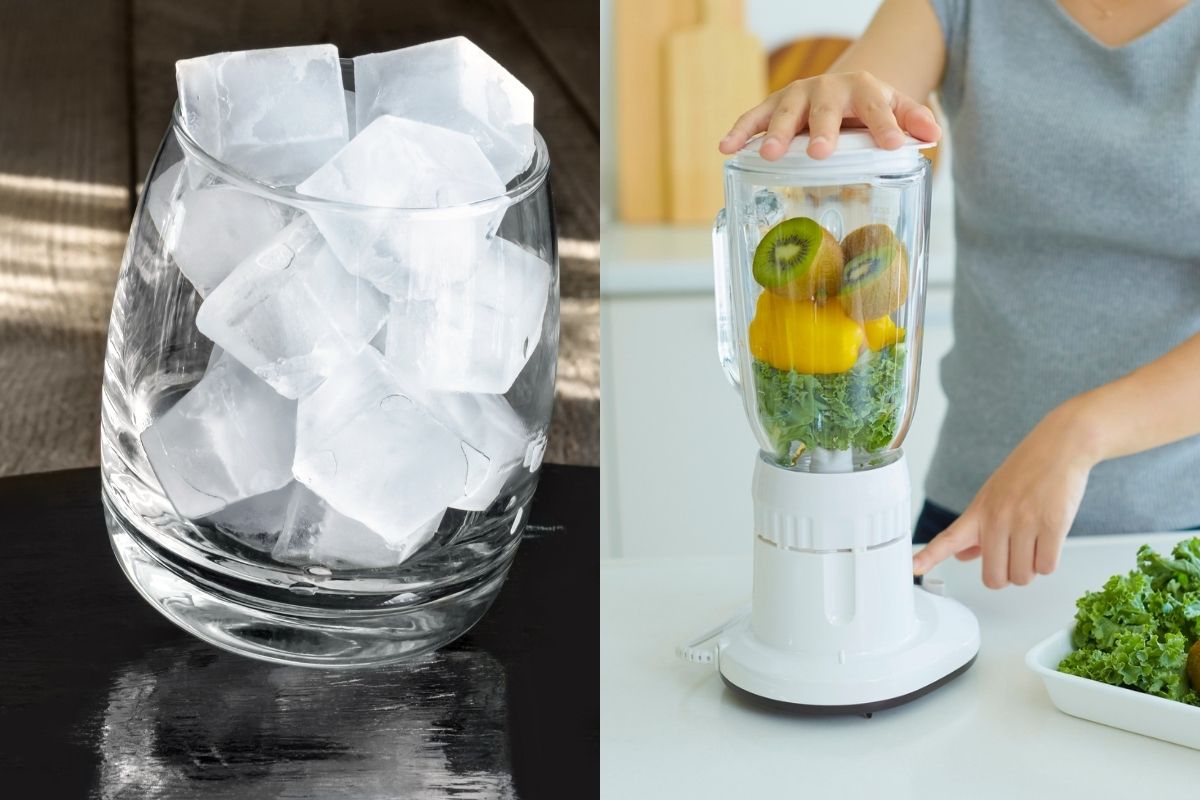 Vì sao đá viên gây hại cho máy xay sinh tố yếu