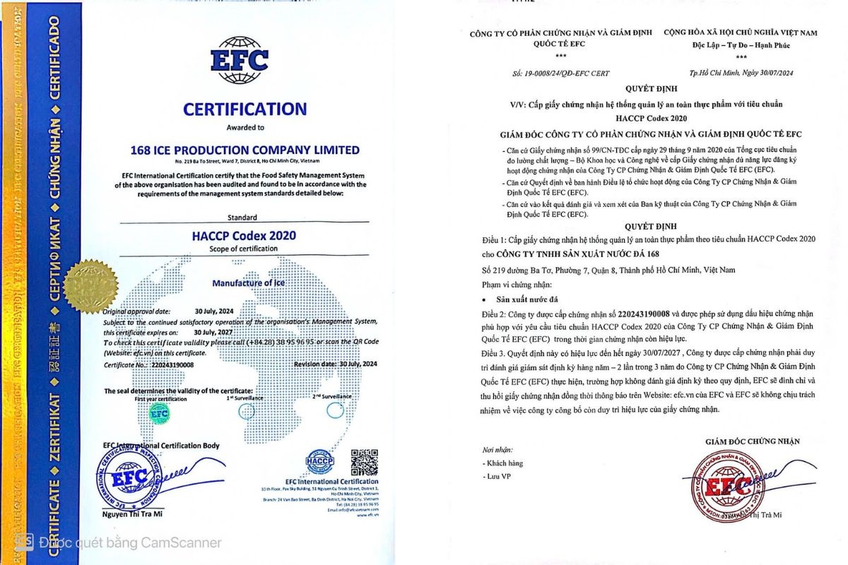 CHUNG NHAN NUOC DA SACH CUA HACCP codex 2020